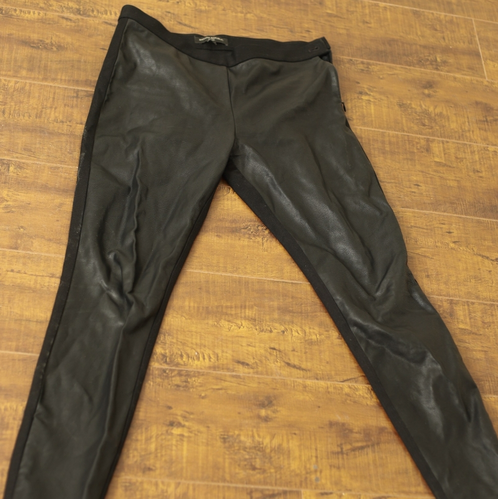 Banana Republic fitted leather pants